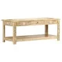 Mesa de centro pintada a mano madera maciza mango 110x50x45 cm de , Mesas de centro - Ref: Foro24-286146, Precio: 210,98 €, D...