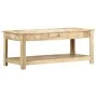 Hand-painted solid mango wood coffee table 110x50x45 cm by , Coffee table - Ref: Foro24-286146, Price: 210,98 €, Discount: %