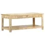 Hand-painted solid mango wood coffee table 110x50x45 cm by , Coffee table - Ref: Foro24-286146, Price: 210,98 €, Discount: %
