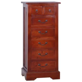 Klassische Kommode aus massivem Mahagoni-Holz in Braun 45x35x100 cm. von , Schubladen - Ref: Foro24-288865, Preis: 218,26 €, ...