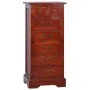 Klassische Kommode aus massivem Mahagoni-Holz in Braun 45x35x100 cm. von , Schubladen - Ref: Foro24-288865, Preis: 218,26 €, ...