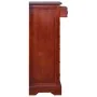 Klassische Kommode aus massivem Mahagoni-Holz in Braun 45x35x100 cm. von , Schubladen - Ref: Foro24-288865, Preis: 218,26 €, ...