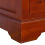Classic solid mahogany wood chest of drawers in brown, 45x35x100 cm. by , Drawers - Ref: Foro24-288865, Price: 218,26 €, Disc...