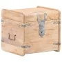 Solid acacia wood trunk 40x40x40 cm by , Storage trunks - Ref: Foro24-289648, Price: 128,42 €, Discount: %