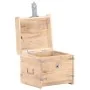 Solid acacia wood trunk 40x40x40 cm by , Storage trunks - Ref: Foro24-289648, Price: 128,42 €, Discount: %