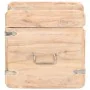 Solid acacia wood trunk 40x40x40 cm by , Storage trunks - Ref: Foro24-289648, Price: 128,42 €, Discount: %