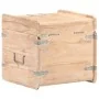 Solid acacia wood trunk 40x40x40 cm by , Storage trunks - Ref: Foro24-289648, Price: 128,42 €, Discount: %