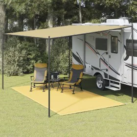 Beige tent carpet 200x400 cm by , Tent Accessories - Ref: Foro24-310758, Price: 23,44 €, Discount: %