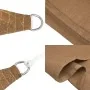 Taupe grey HDPE sail shade 160 g/m² 6x6x6 m by , Umbrellas - Ref: Foro24-311432, Price: 38,95 €, Discount: %