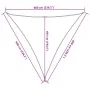 Taupe grey HDPE sail shade 160 g/m² 6x6x6 m by , Umbrellas - Ref: Foro24-311432, Price: 38,95 €, Discount: %