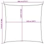 Dark green HDPE sail shade 160 g/m² 7x7 m by , Umbrellas - Ref: Foro24-311445, Price: 87,62 €, Discount: %