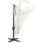 Garden cantilever umbrella with double cover sand 300x300 cm by , Umbrellas - Ref: Foro24-312368, Price: 294,95 €, Discount: %