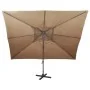 Garten-Pendelschirm mit doppelter Abdeckung in Taupe 400x300 cm. von , Sonnenschirme - Ref: Foro24-312375, Preis: 395,19 €, R...