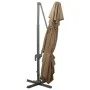 Garten-Pendelschirm mit doppelter Abdeckung in Taupe 400x300 cm. von , Sonnenschirme - Ref: Foro24-312375, Preis: 395,19 €, R...