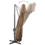 Garten-Pendelschirm mit doppelter Abdeckung in Taupe 400x300 cm. von , Sonnenschirme - Ref: Foro24-312375, Preis: 395,19 €, R...