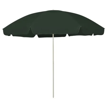 Green beach umbrella 300 cm by , Umbrellas - Ref: Foro24-314709, Price: 36,80 €, Discount: %