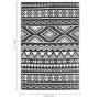 Outdoor rug ARAKIL black 140x200 cm PP by , Outdoor protectors - Ref: Foro24-316978, Price: 31,33 €, Discount: %