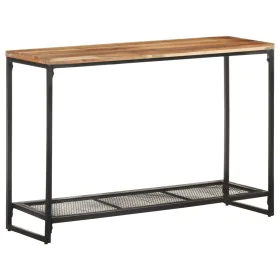 Solid acacia wood console table 110x35x75 cm by , Side tables - Ref: Foro24-320249, Price: 117,67 €, Discount: %