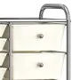 Tragbarer XXL-Aufbewahrungswagen mit 15 weißen Kunststoffschubladen. von , Lastenstapler - Ref: Foro24-320408, Preis: 128,94 ...