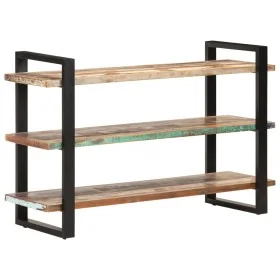 Sideboard with 3 shelves made of solid recycled wood 120x40x75 cm by , Sideboards - Ref: Foro24-321070, Price: 249,93 €, Disc...