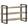 Sideboard with 3 shelves made of solid recycled wood 120x40x75 cm by , Sideboards - Ref: Foro24-321070, Price: 249,93 €, Disc...