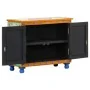 Hand-painted solid mango wood sideboard 70x35x60 cm by , Sideboards - Ref: Foro24-321665, Price: 183,82 €, Discount: %