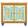 Hand-painted solid mango wood sideboard 70x35x60 cm by , Sideboards - Ref: Foro24-321665, Price: 183,82 €, Discount: %