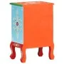 Hand-painted solid mango wood bedside table 40x30x60 cm by , Nightstands - Ref: Foro24-321667, Price: 127,22 €, Discount: %