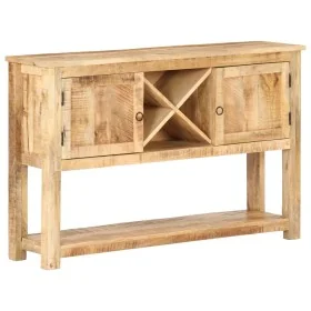 Rough mango wood sideboard 120x30x76 cm by , Sideboards - Ref: Foro24-321788, Price: 306,65 €, Discount: %