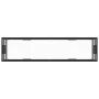 Black TV stand with black tempered glass 160x40x40 cm by , TV Furniture - Ref: Foro24-322867, Price: 288,29 €, Discount: %