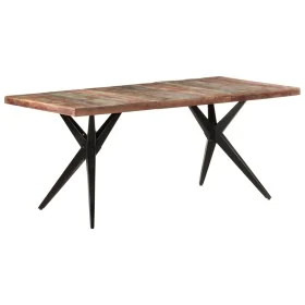 Massiver Esstisch aus recyceltem Holz 180x90x76 cm von , Küchen- und Esstische - Ref: Foro24-323570, Preis: 326,60 €, Rabatt: %