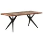 Mesa de comedor de madera maciza reciclada 180x90x76 cm de , Mesas de cocina y de comedor - Ref: Foro24-323570, Precio: 326,6...