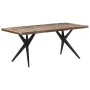 Solid recycled wood dining table 180x90x76 cm by , Kitchen and dining tables - Ref: Foro24-323570, Price: 326,60 €, Discount: %