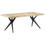 Esstisch aus grobem Mangoholz 200x90x76 cm von , Küchen- und Esstische - Ref: Foro24-323572, Preis: 407,20 €, Rabatt: %