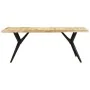 Esstisch aus grobem Mangoholz 200x90x76 cm von , Küchen- und Esstische - Ref: Foro24-323572, Preis: 407,20 €, Rabatt: %