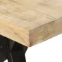 Rough mango wood dining table 200x90x76 cm by , Kitchen and dining tables - Ref: Foro24-323572, Price: 407,20 €, Discount: %