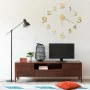 Reloj 3D de pared con diseño moderno dorado 100 cm XXL de , Relojes de pared - Ref: Foro24-325151, Precio: 25,18 €, Descuento: %