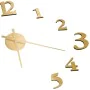 Reloj 3D de pared con diseño moderno dorado 100 cm XXL de , Relojes de pared - Ref: Foro24-325151, Precio: 25,18 €, Descuento: %