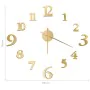 Reloj 3D de pared con diseño moderno dorado 100 cm XXL de , Relojes de pared - Ref: Foro24-325151, Precio: 25,18 €, Descuento: %