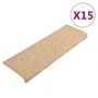 Selbstklebende Treppenmatte, 15 Stück, hellbraun, 65x21x4cm. von , Treppenmatten - Ref: Foro24-326910, Preis: 116,22 €, Rabat...