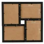Collage photo frame for 4 photos (13x18 cm) black MDF by , Photo frames - Ref: Foro24-332775, Price: 18,50 €, Discount: %