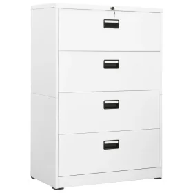 Stahlschrank in Weiß 90x46x134 cm von , Aktenschränke - Ref: Foro24-336294, Preis: 443,04 €, Rabatt: %