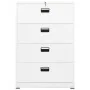 White steel filing cabinet 90x46x134 cm by , Filing cabinets - Ref: Foro24-336294, Price: 443,04 €, Discount: %
