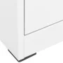 White steel filing cabinet 90x46x134 cm by , Filing cabinets - Ref: Foro24-336294, Price: 443,04 €, Discount: %