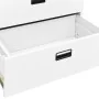 White steel filing cabinet 90x46x134 cm by , Filing cabinets - Ref: Foro24-336294, Price: 443,04 €, Discount: %