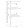 Weißes Eisenwaschbeckenstruktur 40x38x31 cm von , Badezimmerwaschtische - Ref: Foro24-338484, Preis: 59,88 €, Rabatt: %