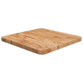 Square oak wood table top, light brown, 40x40x2.5 cm by , Table tops - Ref: Foro24-343028, Price: 39,71 €, Discount: %
