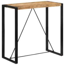Hoher Bartisch aus massivem, grobem Mangoholz 110x55x110 cm. von , Küchen- und Esstische - Ref: Foro24-351717, Preis: 163,65 ...