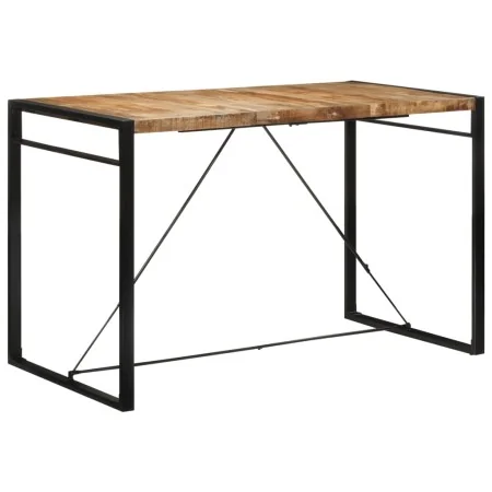 Solid mango wood bar table, rough finish, 175x90x110 cm by , Kitchen and dining tables - Ref: Foro24-351720, Price: 273,69 €,...