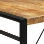 Solid mango wood bar table, rough finish, 175x90x110 cm by , Kitchen and dining tables - Ref: Foro24-351720, Price: 273,69 €,...